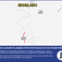 Road closure planned for State Road 237 in Crawford County