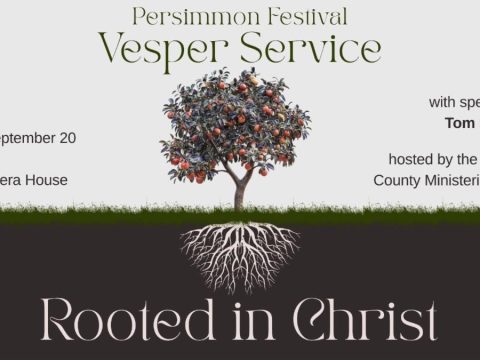 Lawrence County Ministerial Alliance host Vesper Service for Annual Persimmon Festival