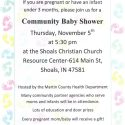Martin County Health Department to Host Community Baby Shower on November 5th