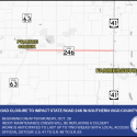Road closure to impact State Road 246 near Farmersburg