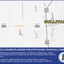 Lane closures planned for State Road 154 in Sullivan County