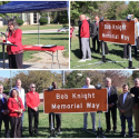 Portion of State Road 45/46 dedicated to Indiana University coach Bobby Knight in Bloomington